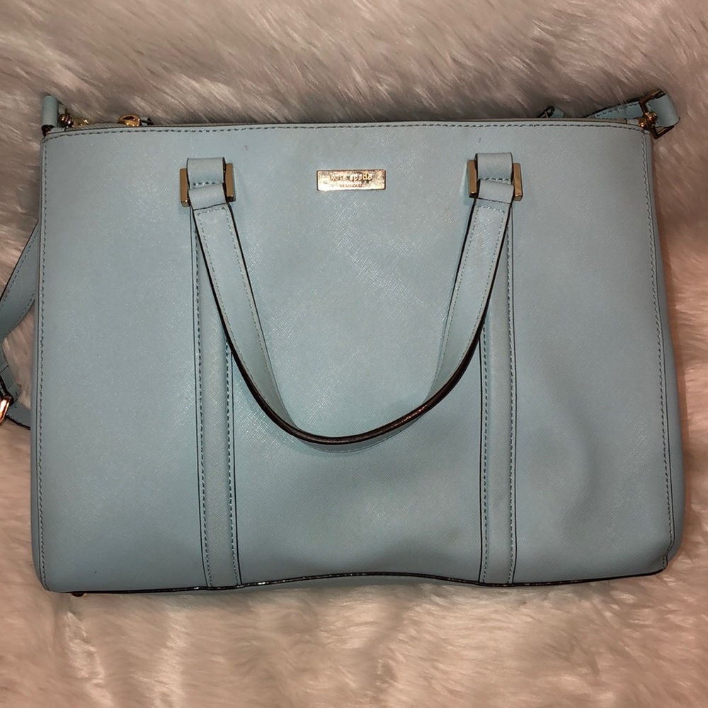 Kate spade sky blue newbury satchel / crossbody